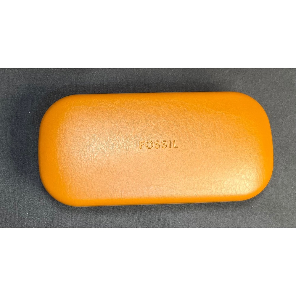Fossil Eyeglasses Case Hard Shell Clamshell Protective‎ Sunglasses Holder